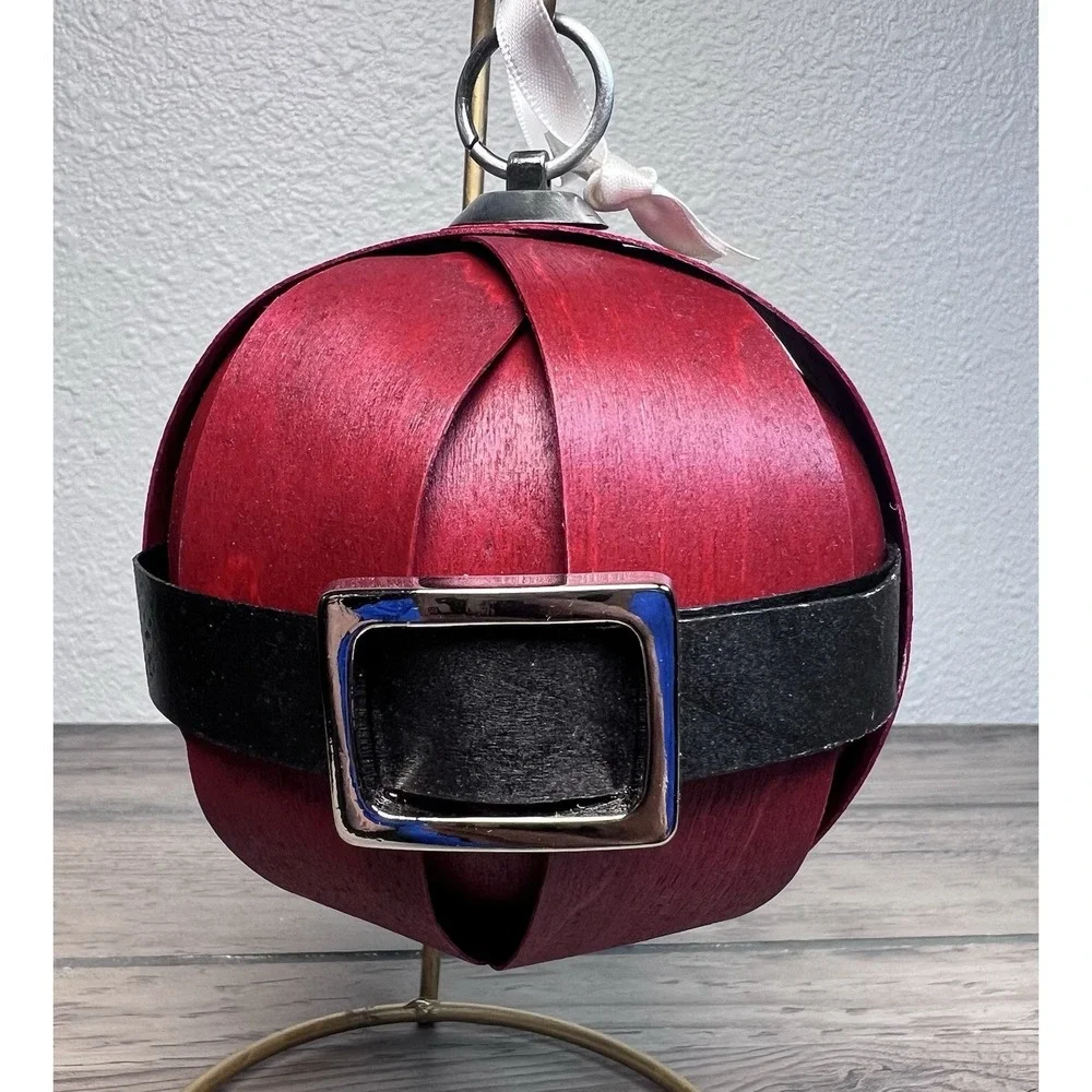 Longaberger 2013 Santa Belly Basket Christmas Ornament